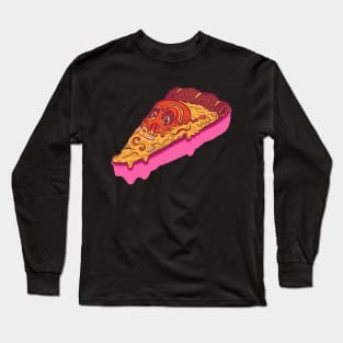 Monsieur Pizza Slice Long Sleeve T-Shirt